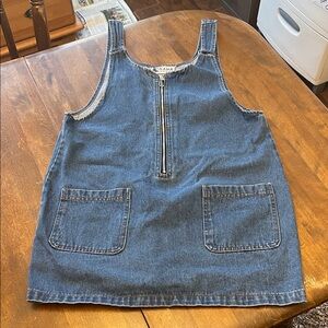 Rama of USA - Denim Dress with Front Zipper